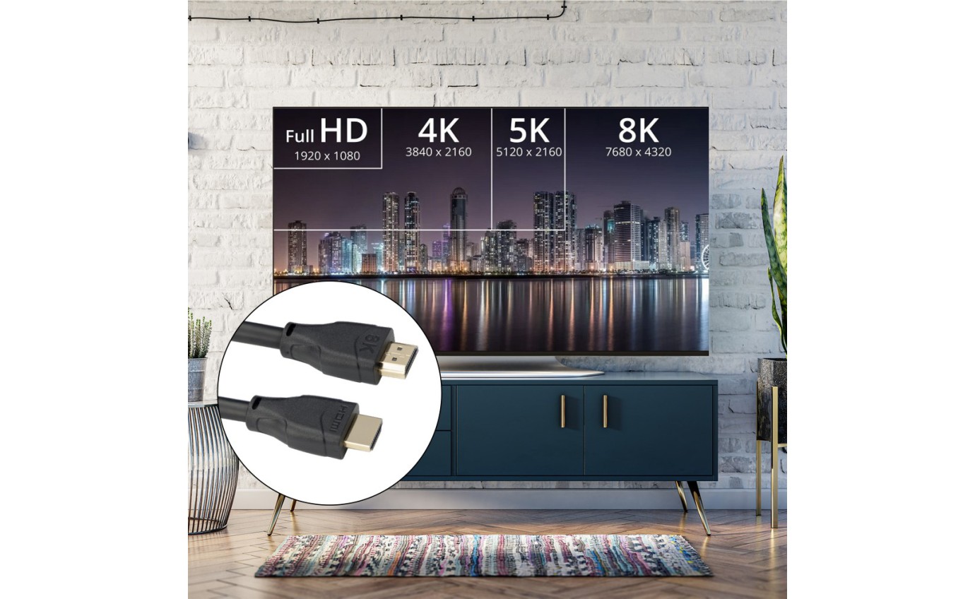 Laser 8K HDMI 2.1 Gold Cable CBHDMI28K