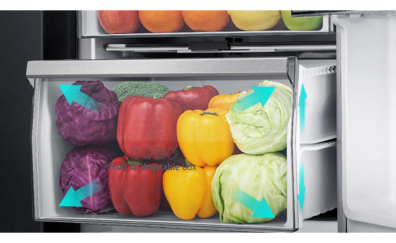 Hisense 632L Side by Side Fridge (Black) HRSBS633BW