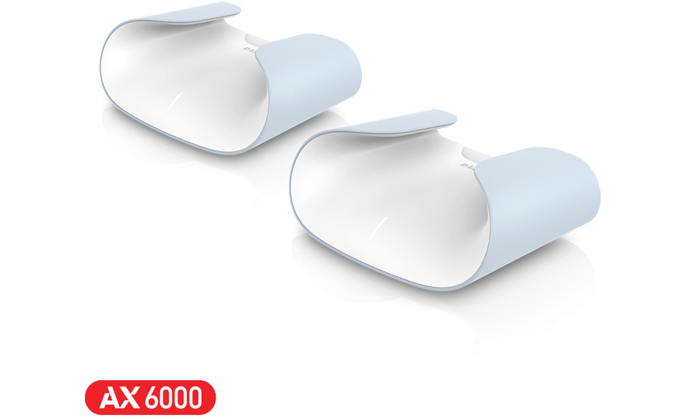 D-Link Aquila Pro AI AX6000 Wi-Fi 6 Smart Mesh Router (2 Pack) M602PK