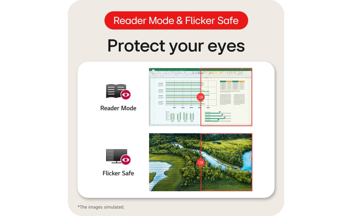 LG 24 inch IPS Full HD monitor with USB-C 24MS530BB