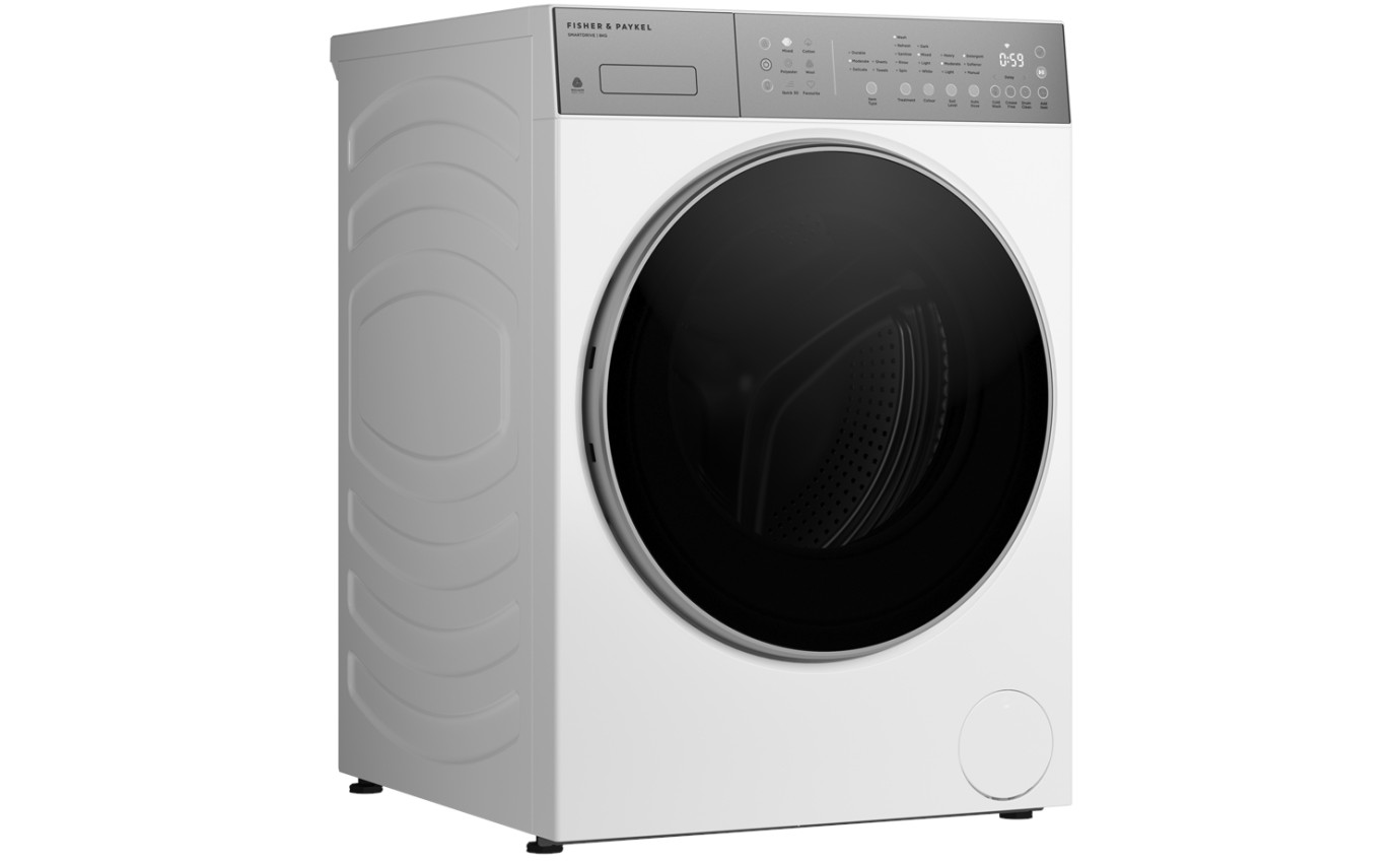 Fisher & Paykel 8kg Series 5 Contemporary Front Loader Washing Machine (White) WH8060J5