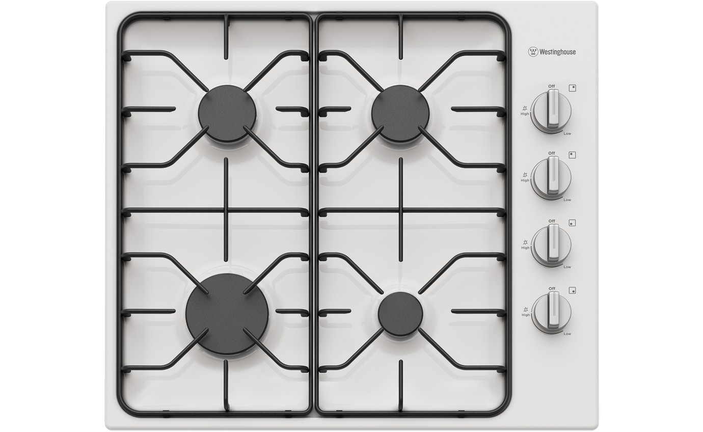 Westinghouse 60cm 4 Burner Gas Cooktop WHG640WC