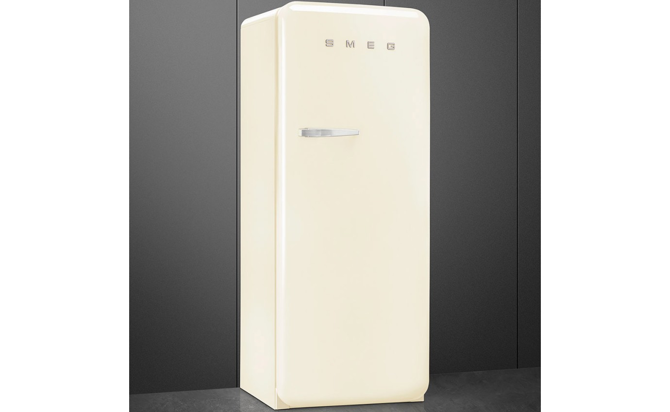 Smeg 270L 50s Style Retro Single Door Fridge (Cream) FAB28RCR5AU