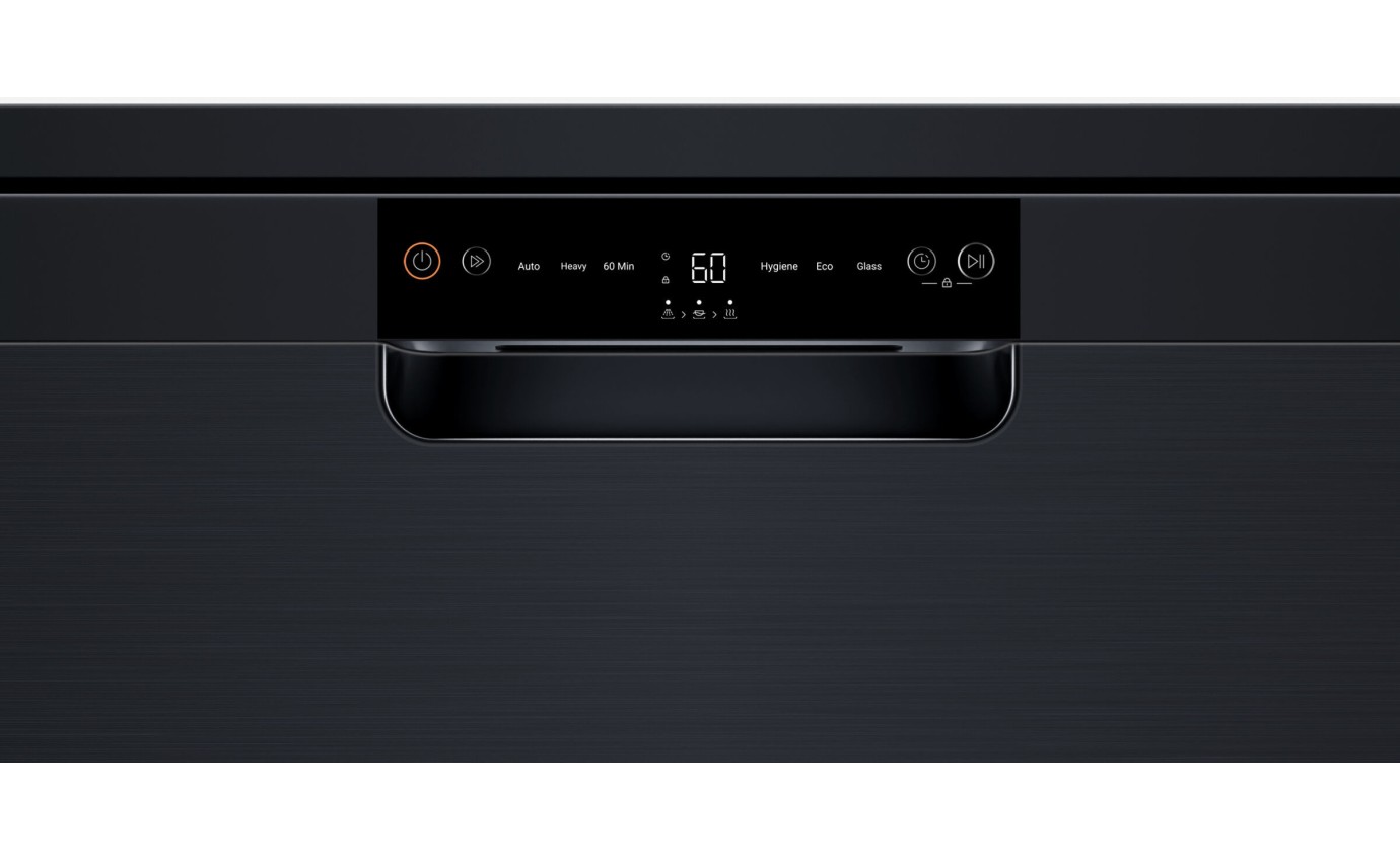 Haier 60cm 300 Series Freestanding Dishwasher (Black) HDW13F0B1