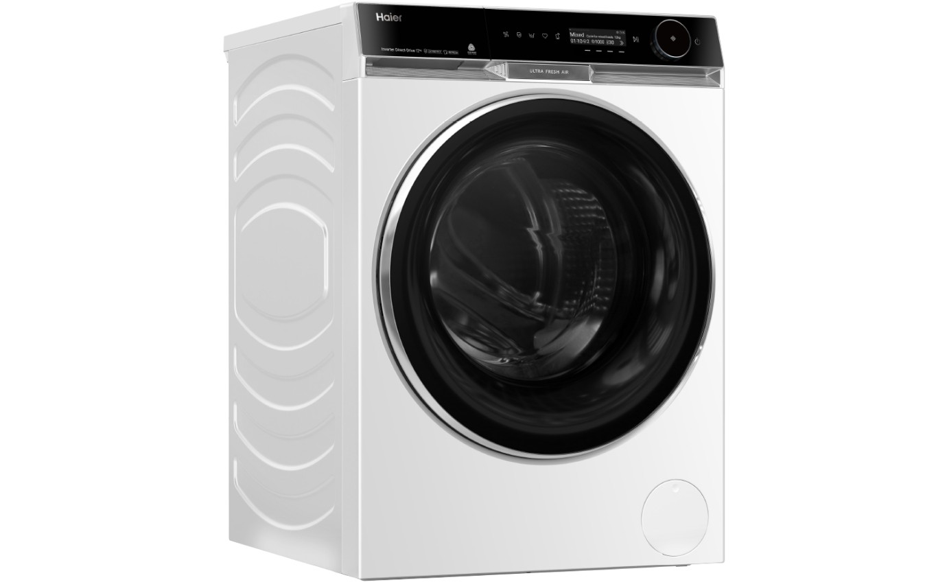 Haier 12kg 600 Series Front Loader Washing Machine (White) HWF12PXW2