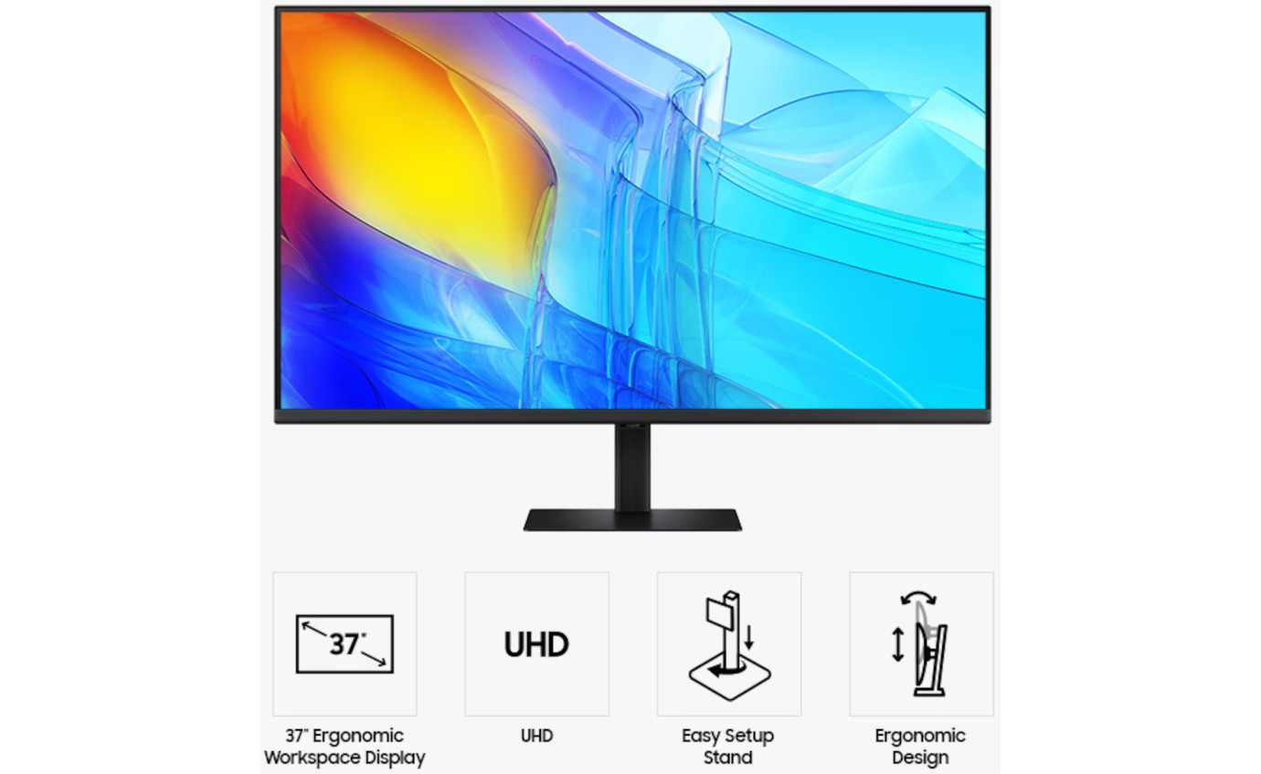 Samsung 37 inch ViewFinity S80D 4K UHD Monitor LS37D802EAEXXY