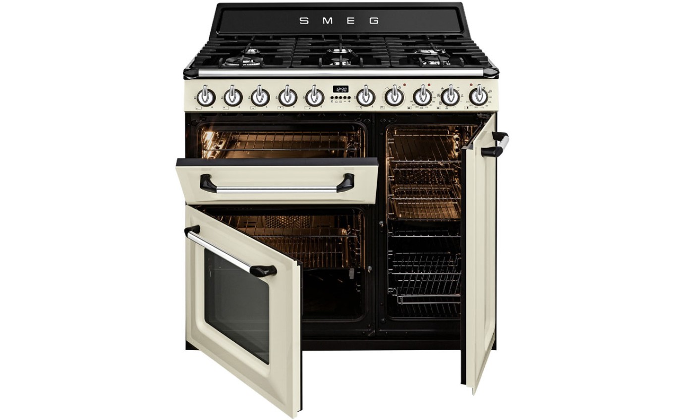Smeg 90cm Thermoseal Freestanding Cooker TRA93P