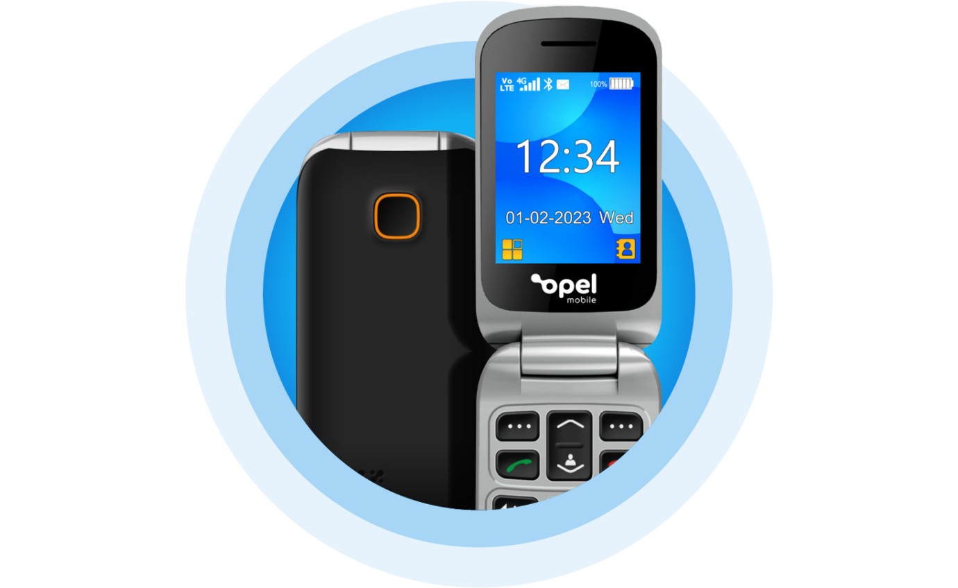 Opel Mobile FlipPhone 6 Mobile for Seniors UN461