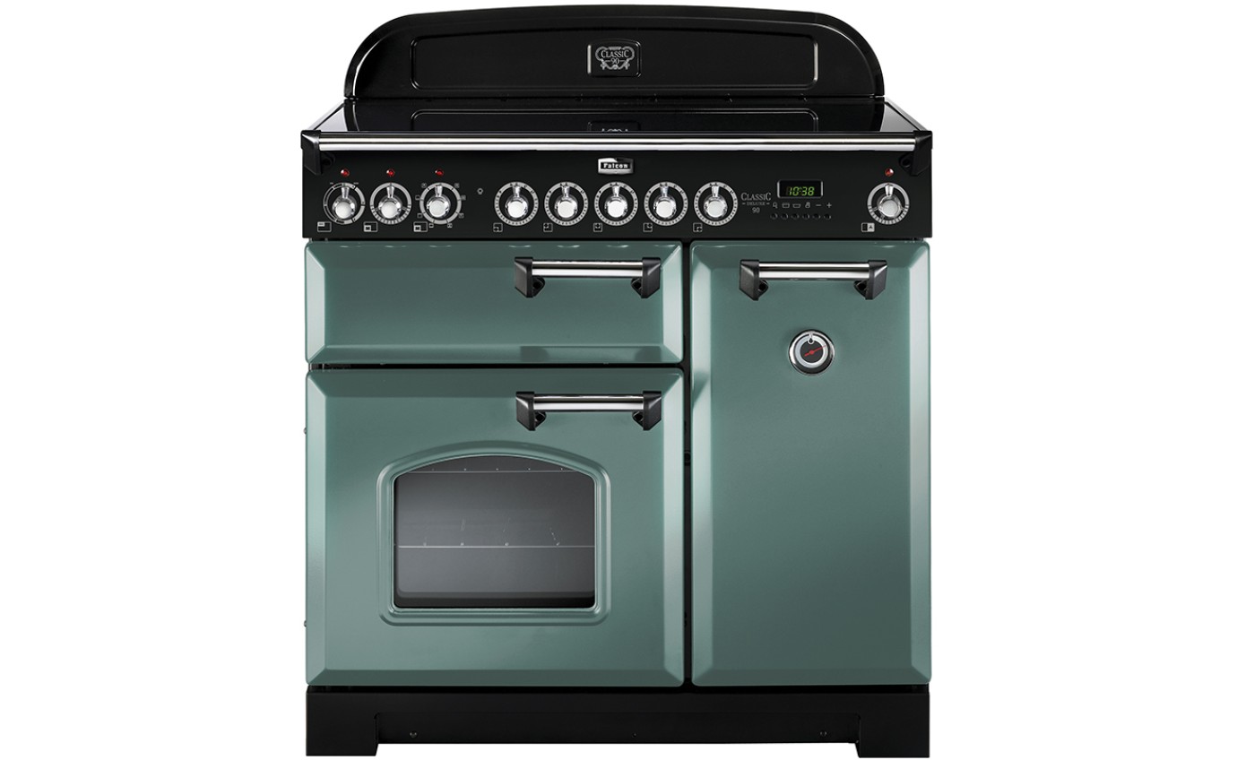 Falcon 90cm Classic Deluxe Induction Cooker (Mineral Green/Chrome) CDL90EIMGCH