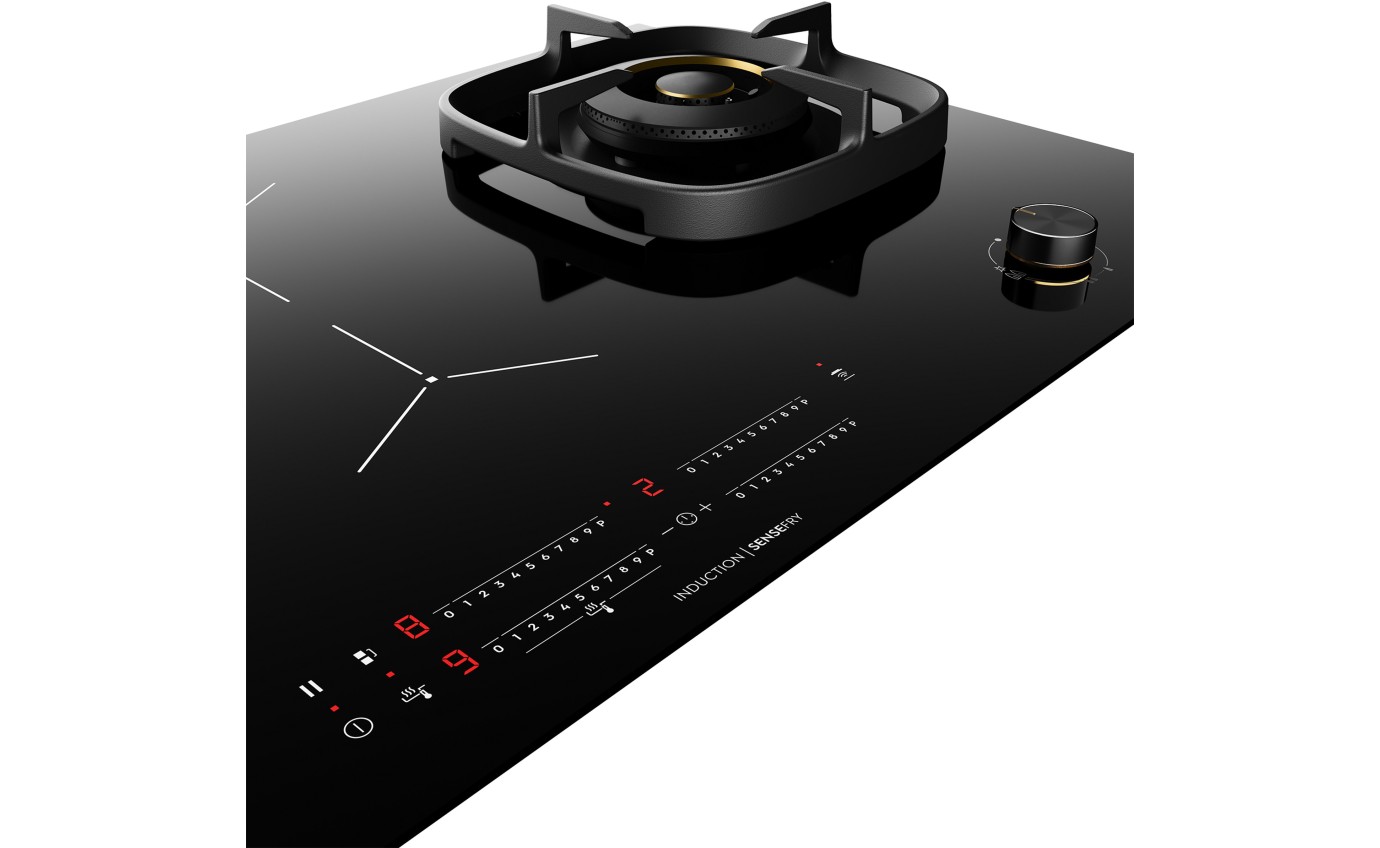 Electrolux 90cm Hybrid Induction Cooktop EHH957BE