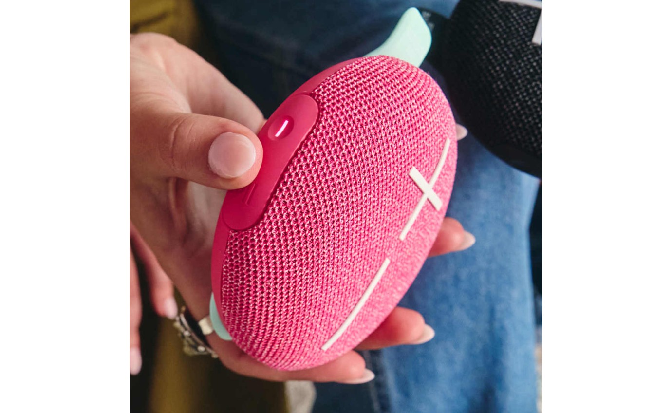 Ultimate Ears MINIROLL Portable Bluetooth Speaker (Calming Pink) 984002036