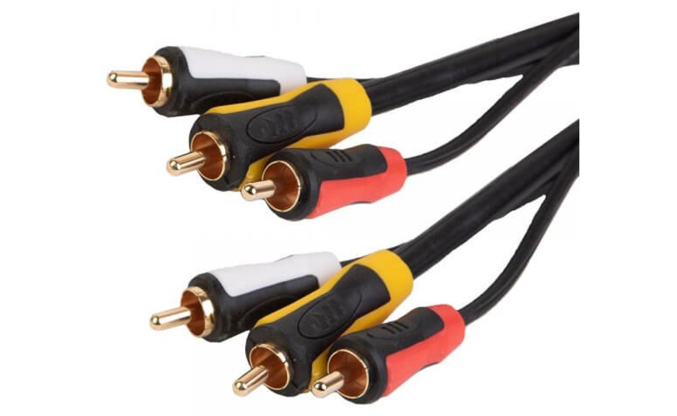 Monster Triple RCA Composite Audio Video Cable (1.8m) 140060