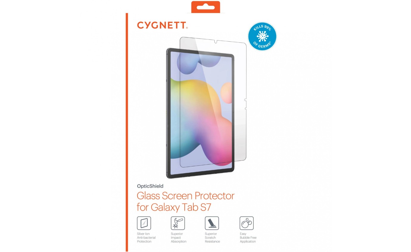 Cygnett OpticShield 2.5D Glass Screen Protector for Samsung Tab S7/S8/S9/S9FE 11 inch CY3419CPTGL