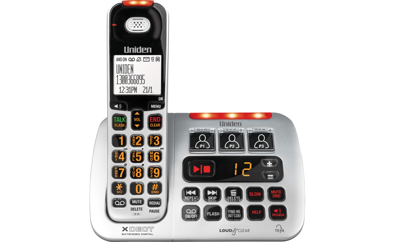 Uniden Sight & Sound Enhanced Cordless Phone SSE451