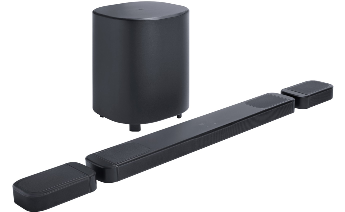 JBL 7.1.4ch BAR 1000MK2 True Atmos Soundbar with Detachable Speakers JBLBAR1000M2BLK2