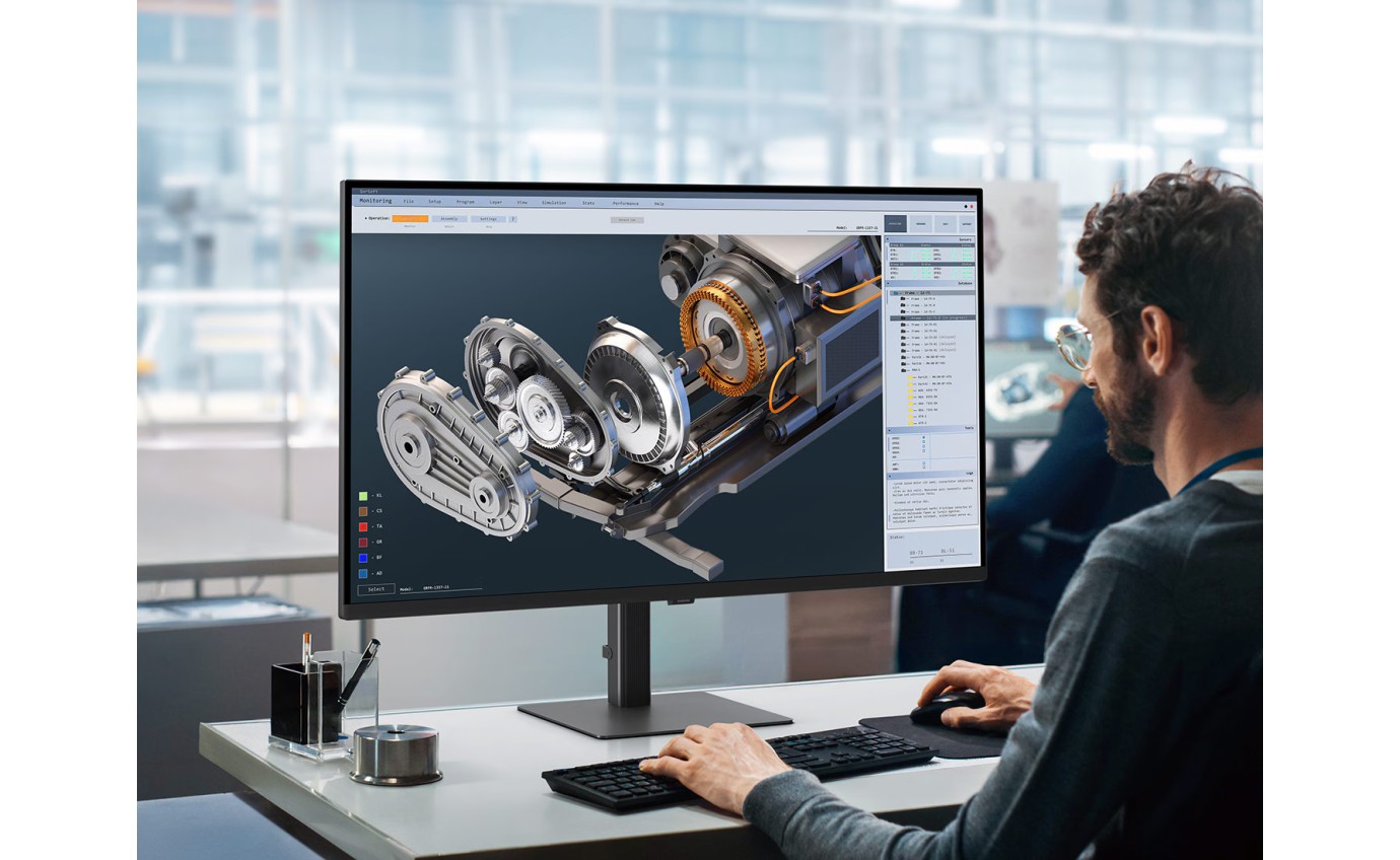 Samsung 37 inch ViewFinity S80D 4K UHD Monitor LS37D802EAEXXY