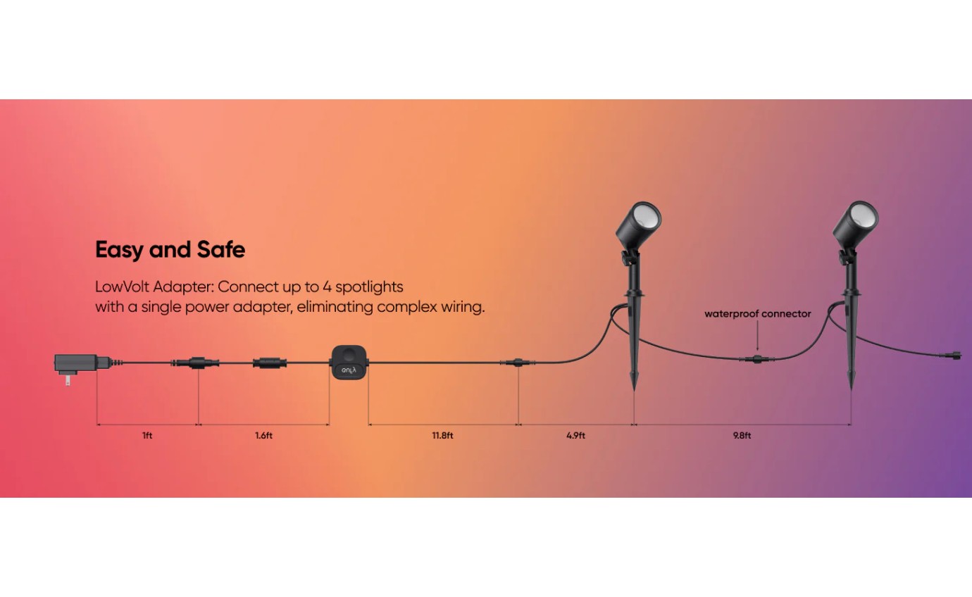 eufy Outdoor Spotlights E10 (2 Pack) T8L20C11