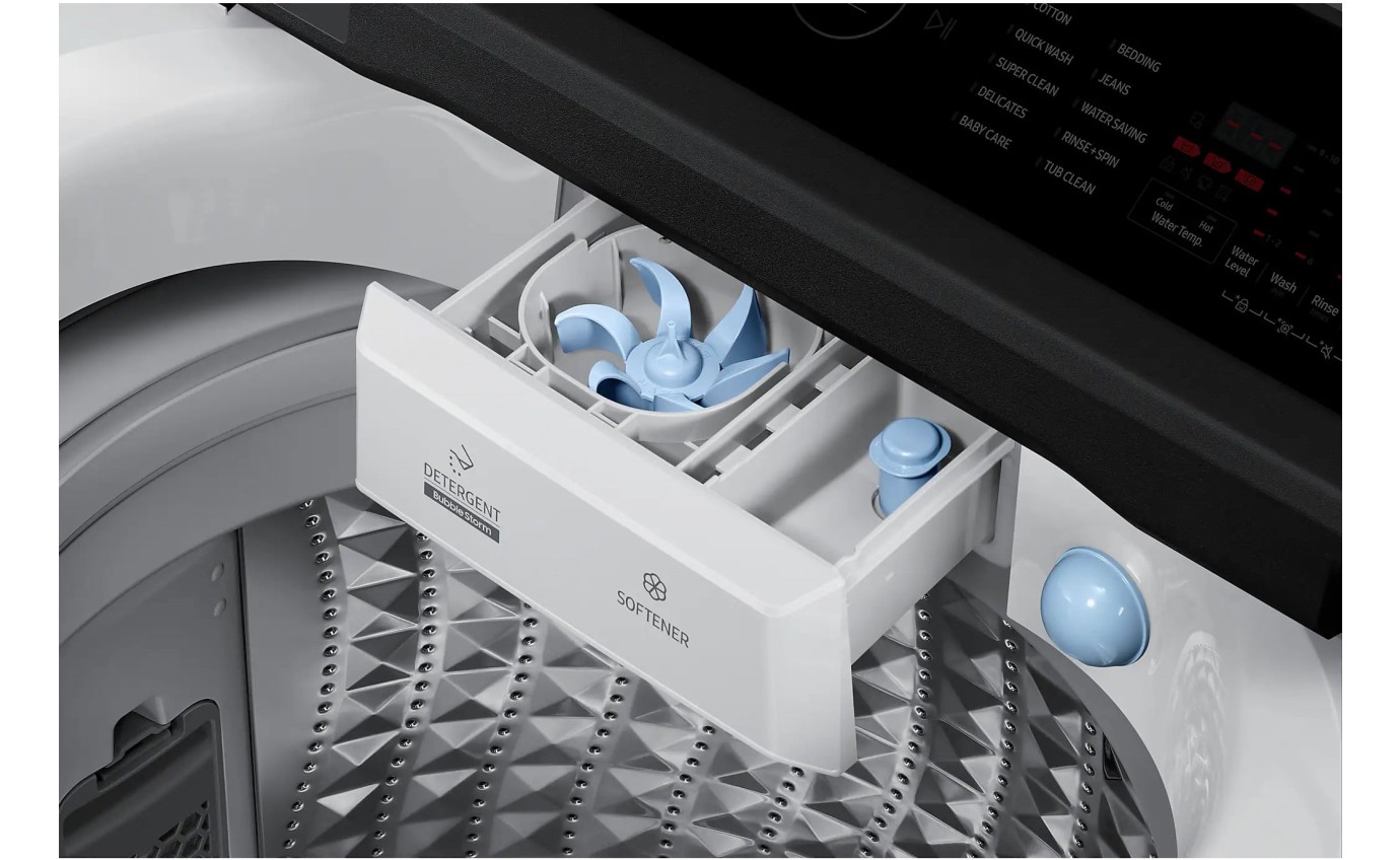 Samsung 9kg Top Load Washing Machine (White) WA90CG6745BW