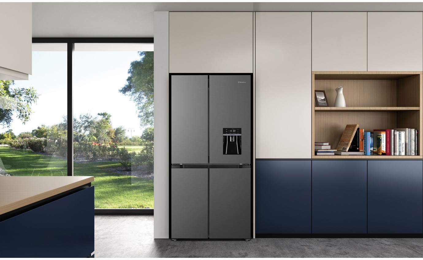 Westinghouse 492L French Door Fridge (Matte Black) WQE4960BA