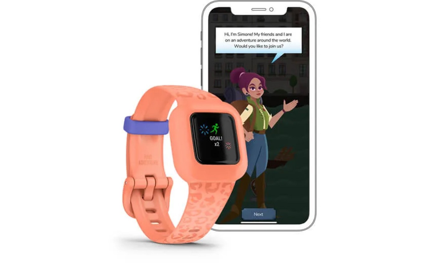 Garmin vivofit jr. 3 (Peach Leopard) 0100244124