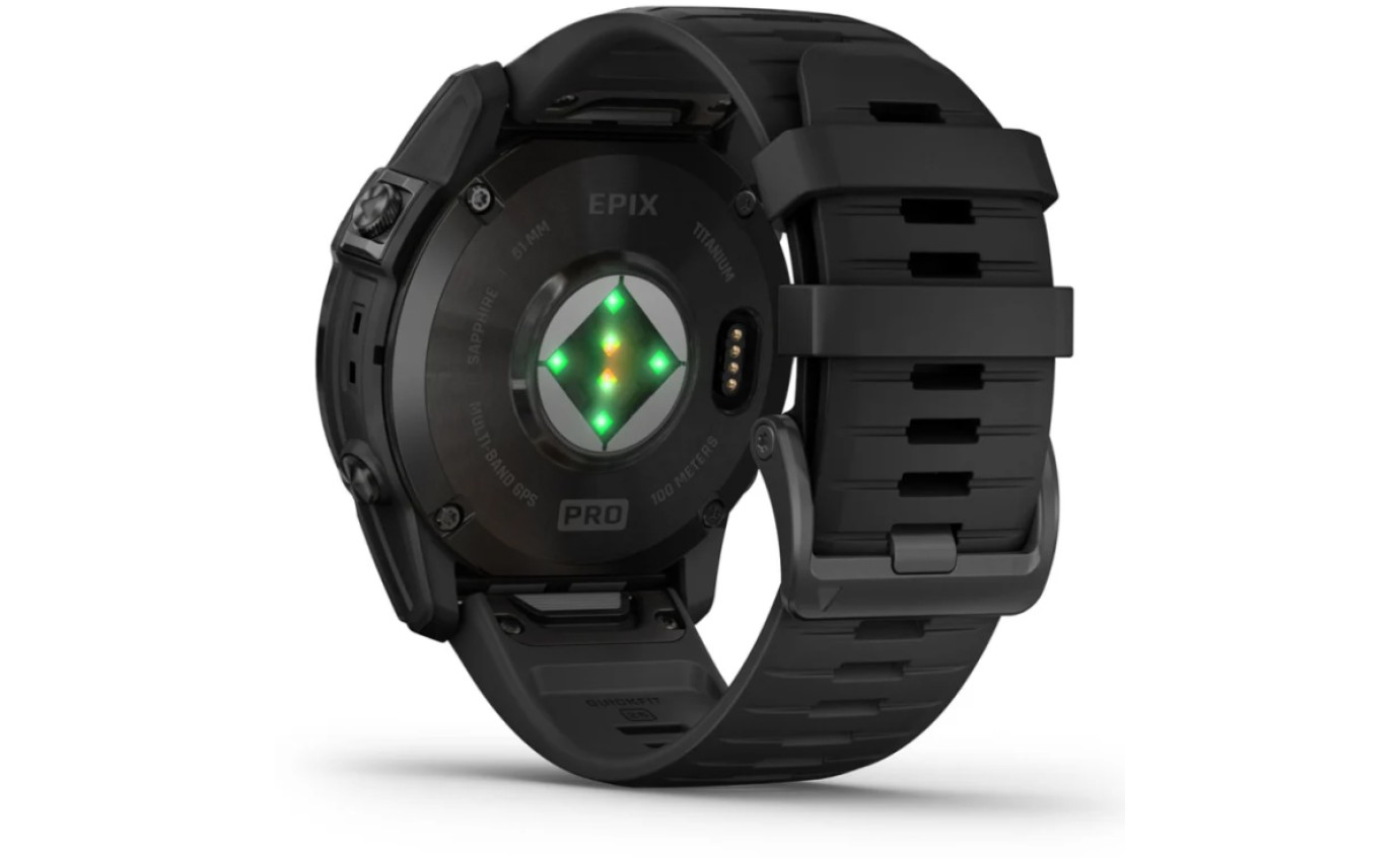 Garmin Garmin epix &trade; Pro (Gen 2) Sapphire Edition 51mm Carbon Grey DLC Titanium with Black Band 0100280402