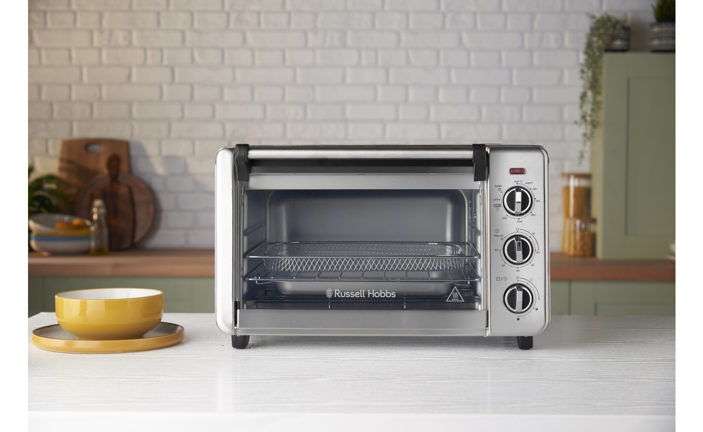 Russell Hobbs Air Fry Crisp 'N Bake Compact Toaster Oven RHTOV25