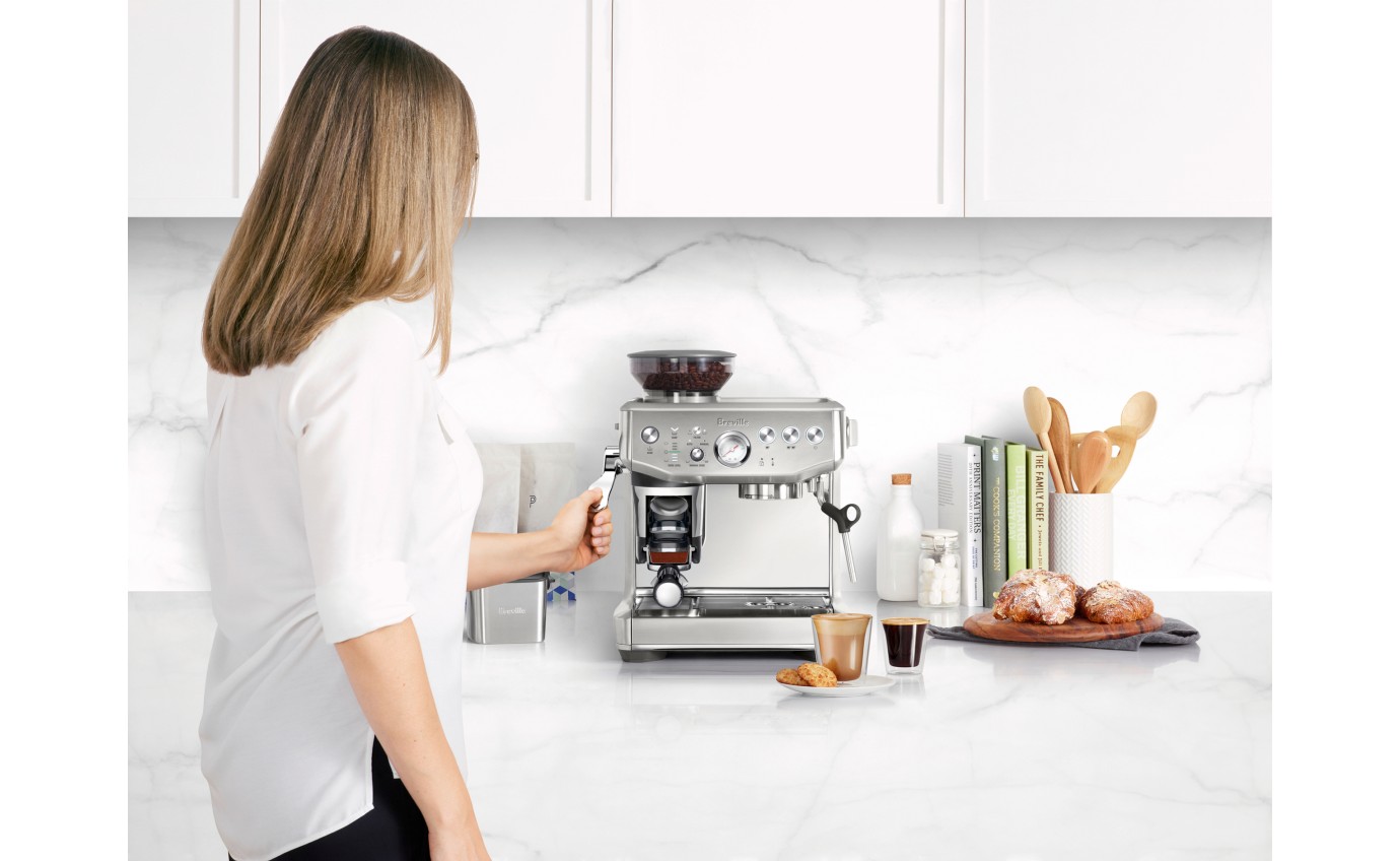 Breville the Barista Express™ Impress Coffee Machine (Stainless Steel) BES876BSS