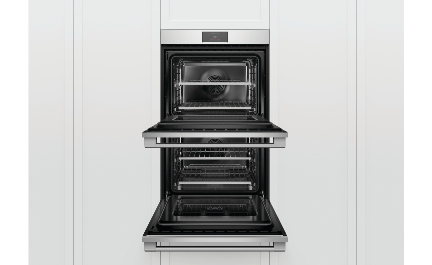 Fisher & Paykel 76cm Series 9 Professional Pyrolytic Double Oven OB76DPPTX1
