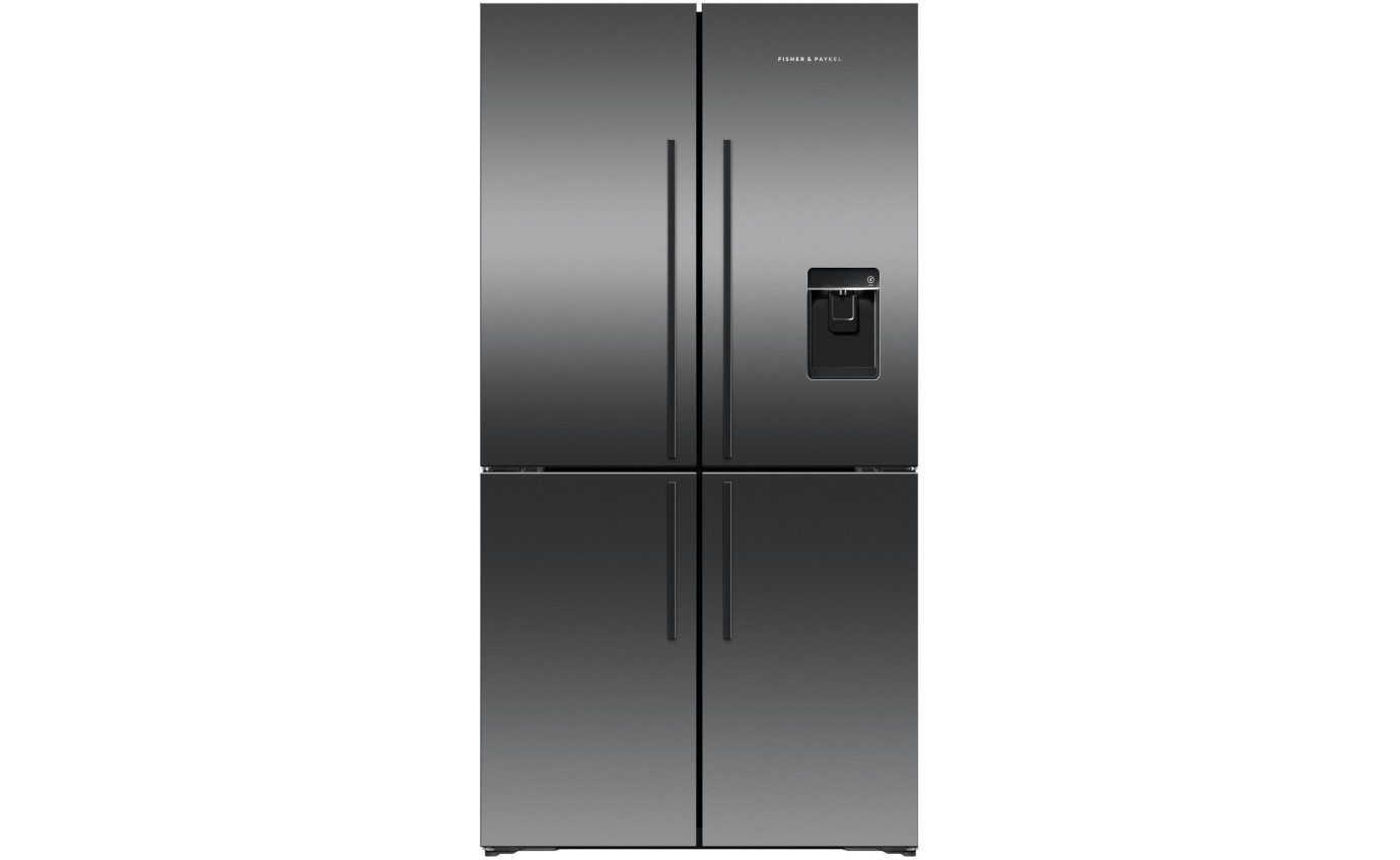 Fisher & Paykel 538L Series 7 Quad Door Refrigerator Freezer, Ice & Water RF605QDUVB2