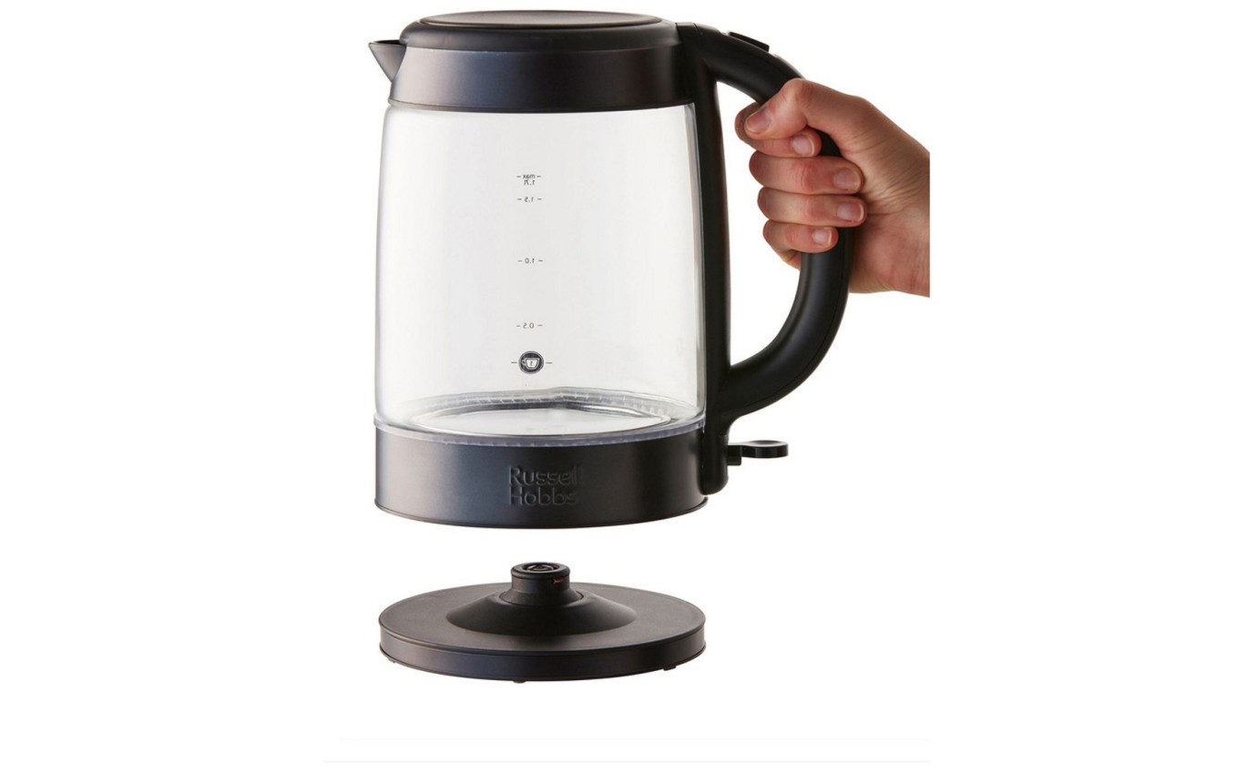 Russell Hobbs Brooklyn Glass Kettle (Black Stainless Steel) RHK172BCH