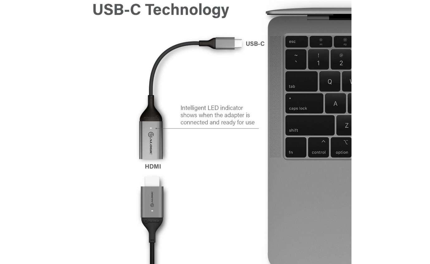 ALOGIC USB-C to HDMI Adapter (15cm) ULUCHDADP