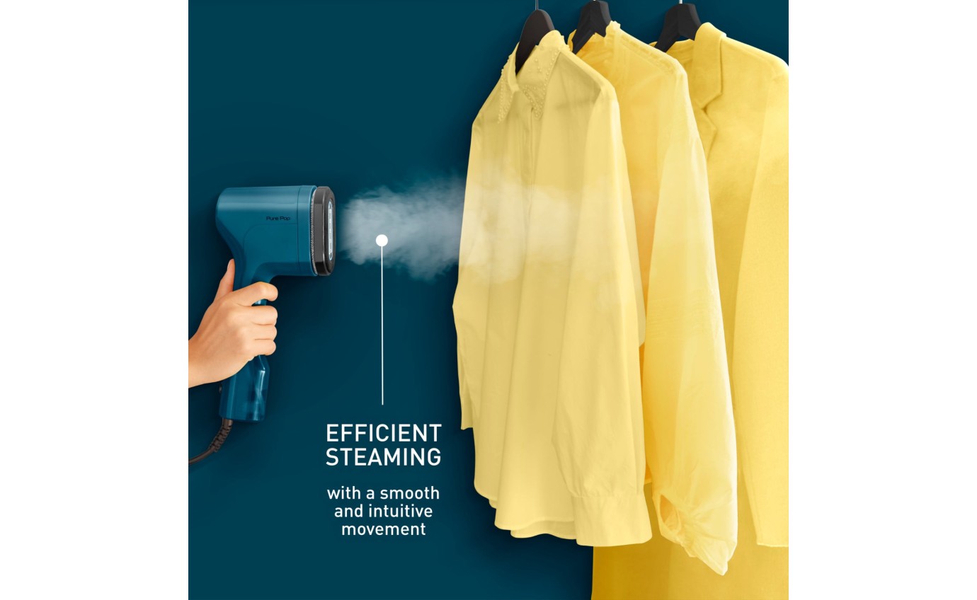 Tefal Pure Pop Handheld Garment Steamer (Marine Blue) DT2020