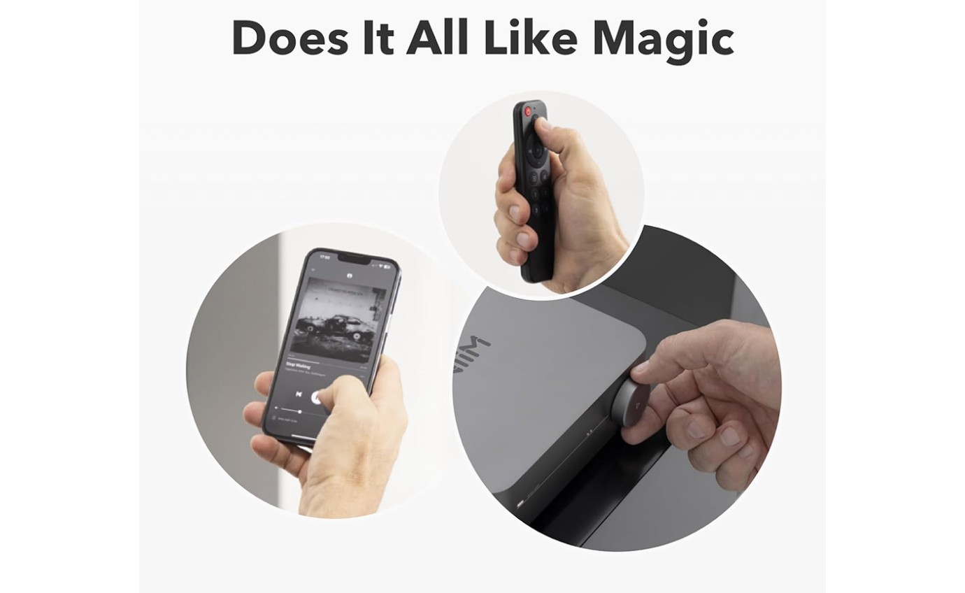 WiiM Amp Multiroom Stereo Streaming Amplifier (Space Grey) WIIMAMPSG