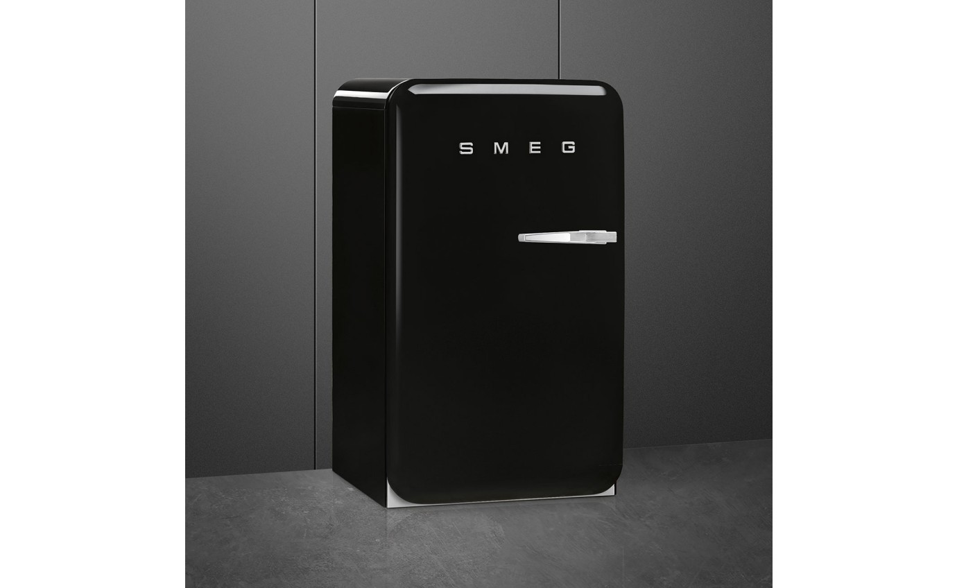 Smeg 135L 50s Style Retro Bar Fridge (Black) FAB10HLBL5AU