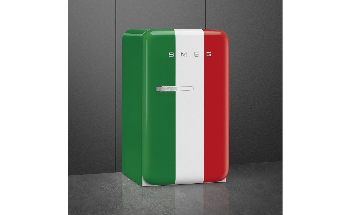 Smeg 135L 50's Style Refrigerator (Italian Flag) FAB10HRDIT6