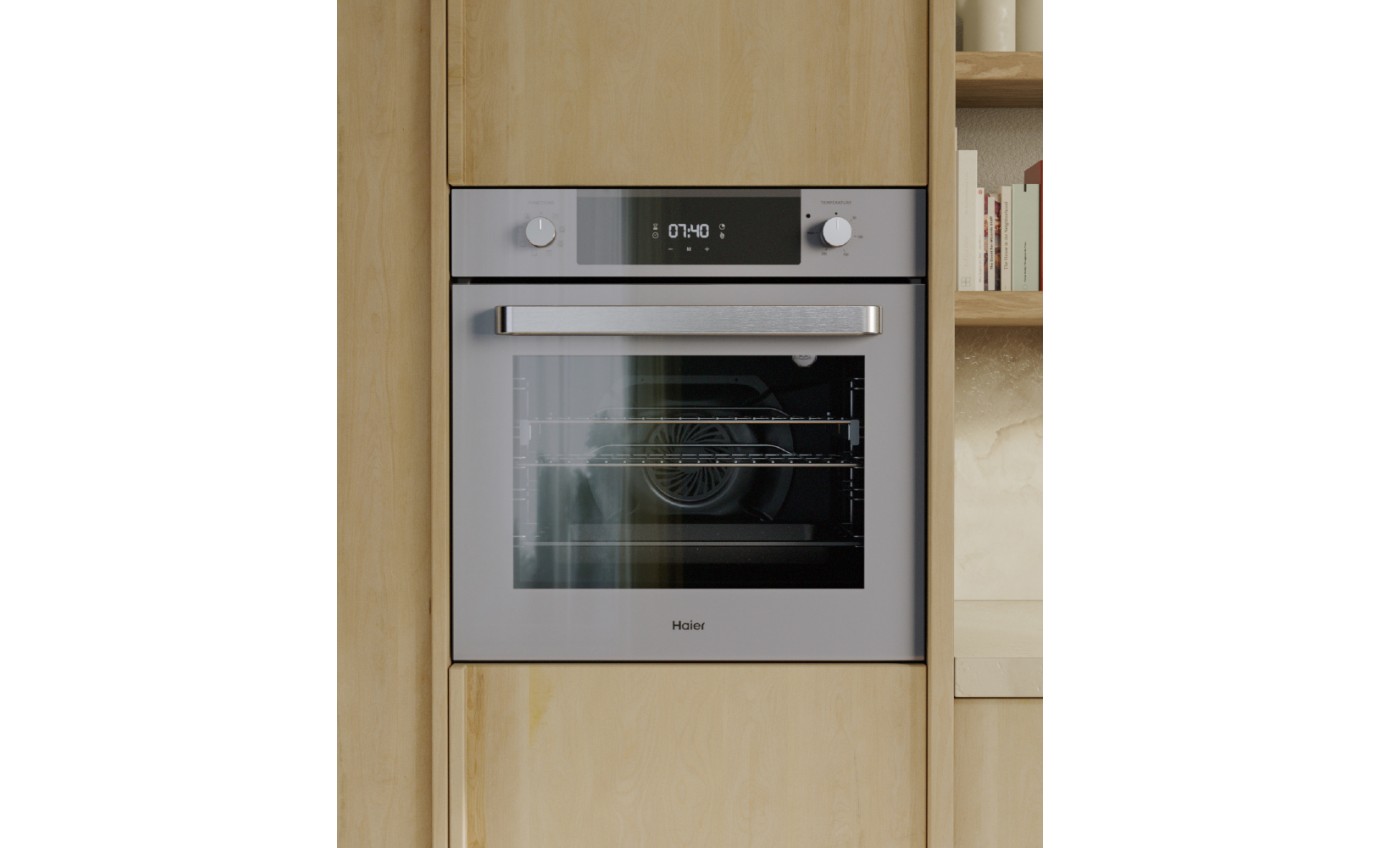 Haier 60cm 500 Series Built in Oven 7 Function, Air Fry, Steam Assist HWO60S7EG5