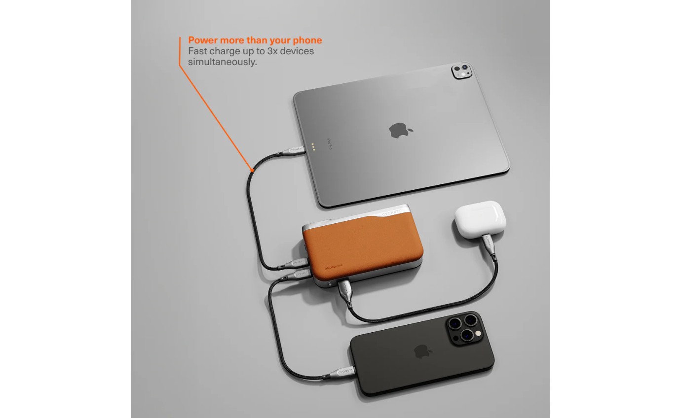 Cygnett Encore 65W Power Bank 20K (Sunset Tan) 11901351071