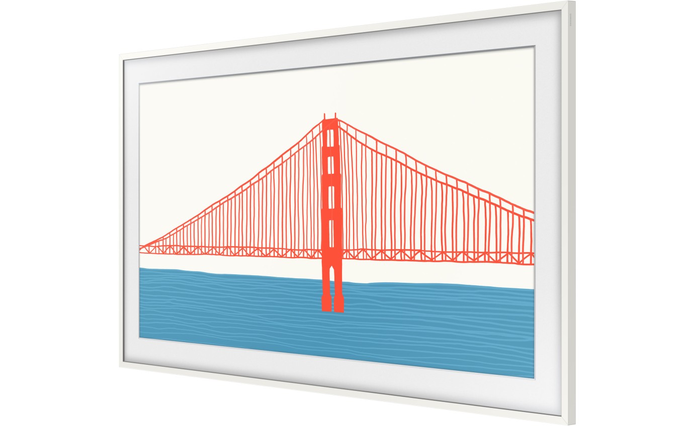 Samsung 85 inch Modern Bezel for The Frame TV 2021/2022 (White) VGSCFA85WTBRU