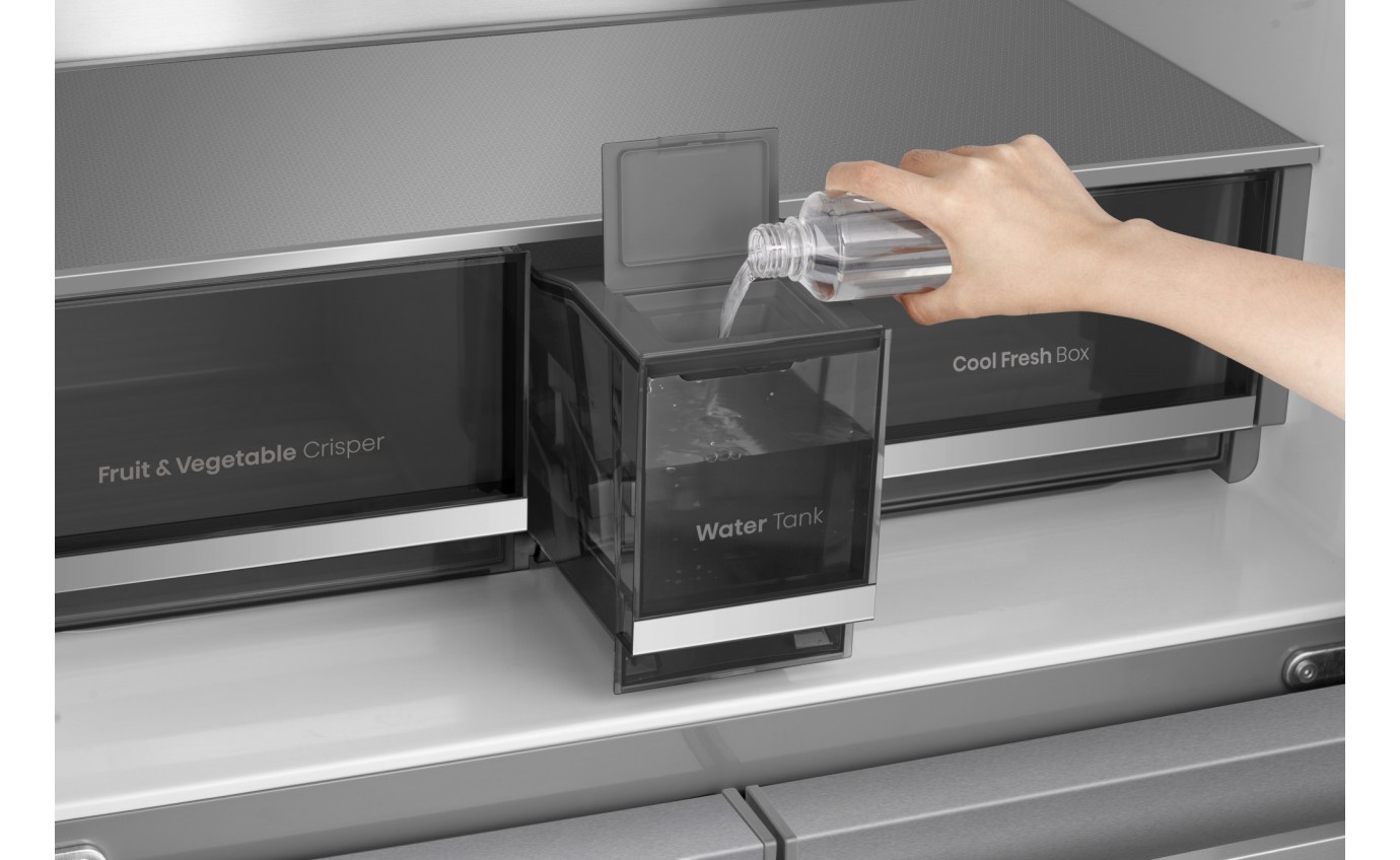 Hisense 640L PureFlex French Door Fridge (Stainless Steel) HRCD640TSW