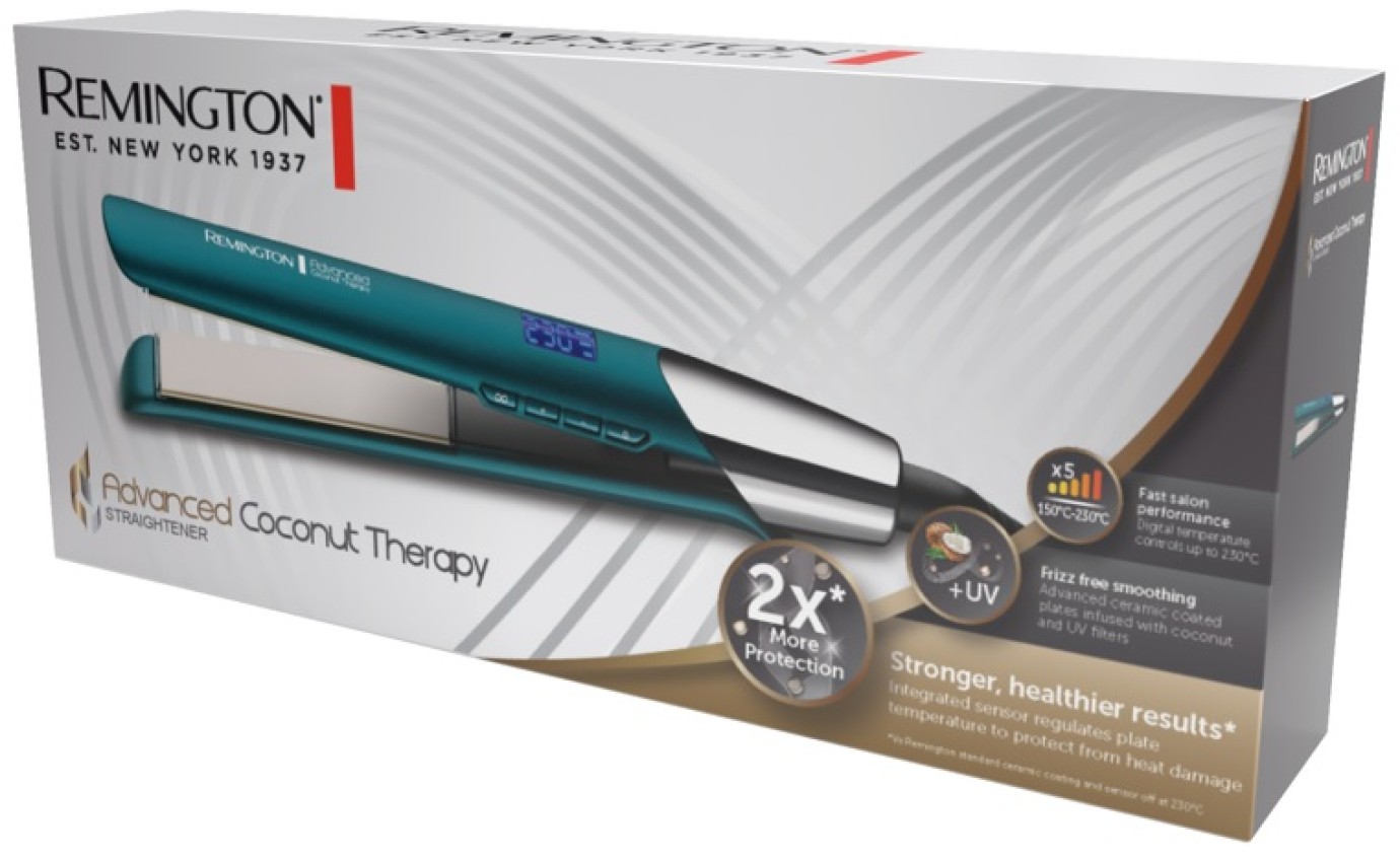 Remington Advanced Coconut Therapy Hair Straightener S8648AU