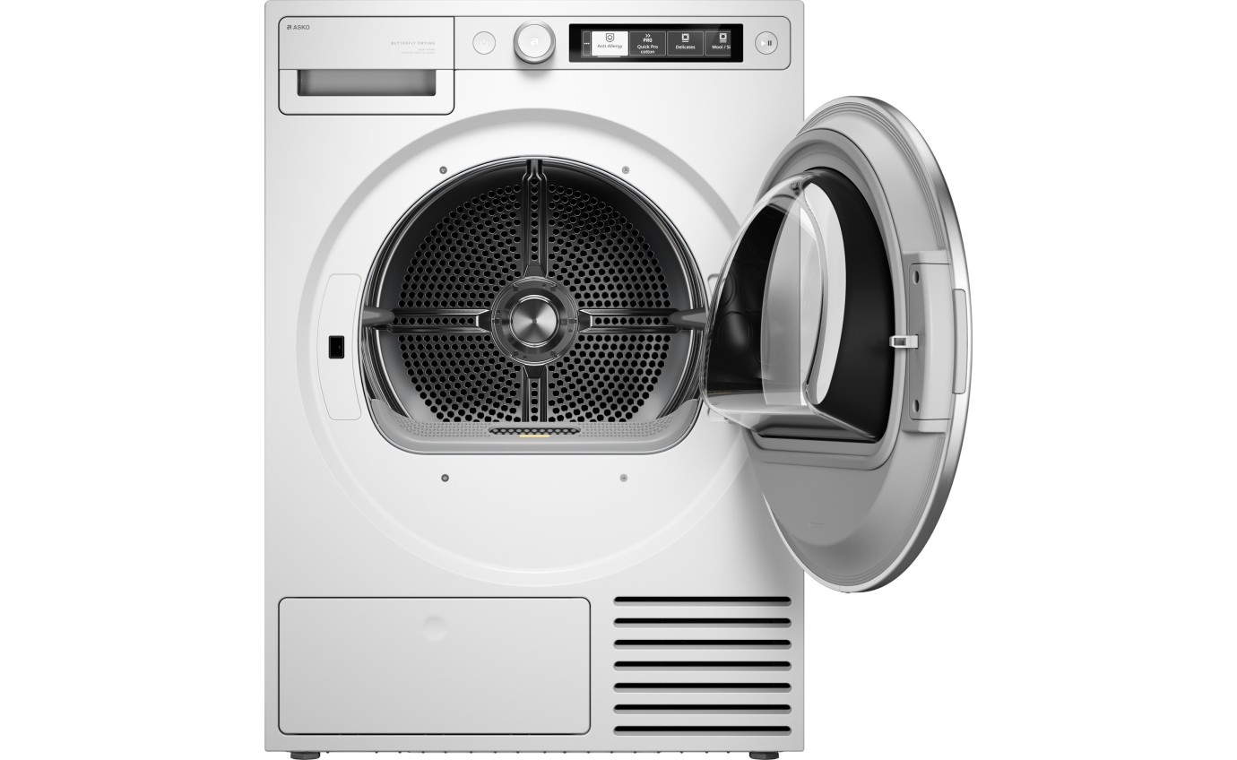 Asko 9kg Heat Pump Tumble Dryer (White) T509HPW