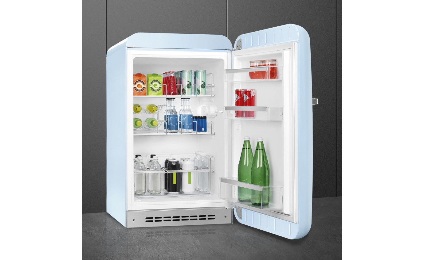 Smeg 135L 50's Style Refrigerator (Pastel Blue) FAB10HRPB6