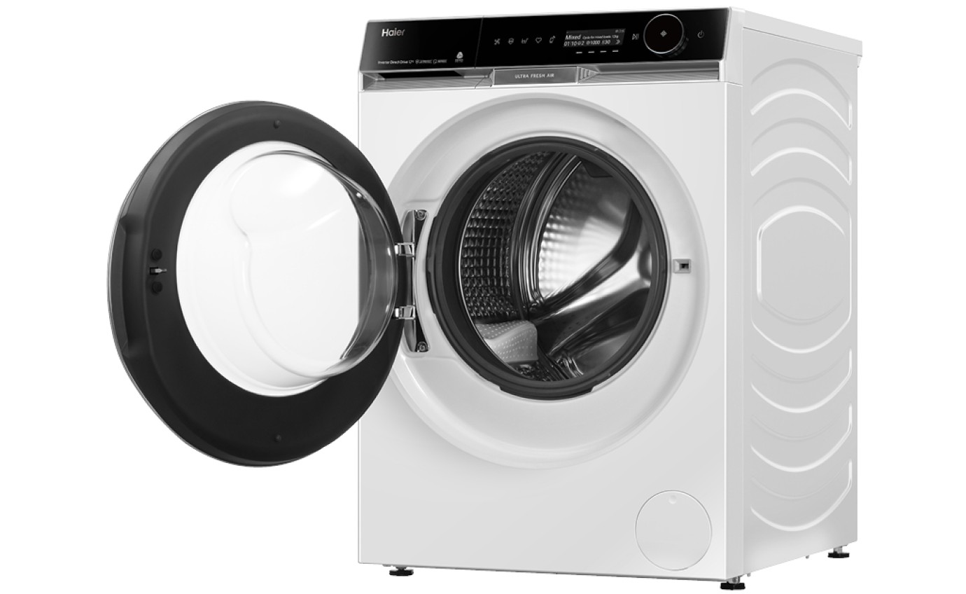 Haier 12kg 600 Series Front Loader Washing Machine (White) HWF12PXW2