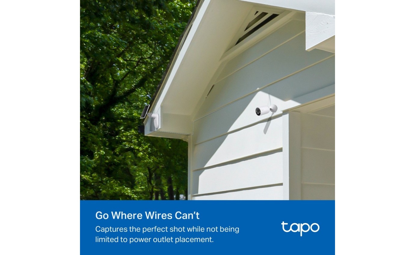 Tapo 2K 4MP Smart Wire-Free Solar-Powered Security Camera Kit TAPOC425KIT