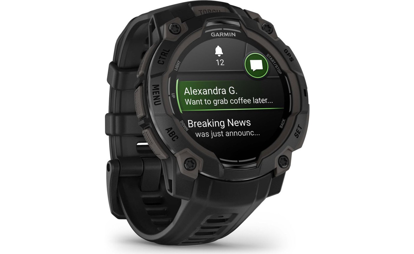 Garmin Instinct 3 45mm AMOLED Smart Watch (Black) 0100293600