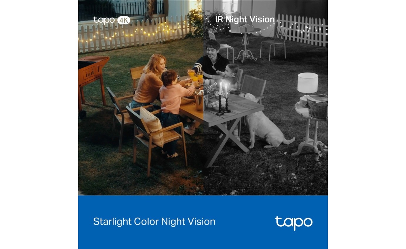 Tapo 4K 8MP Solar-Powered Pan/Tilt Security Camera Kit TAPOC660KIT