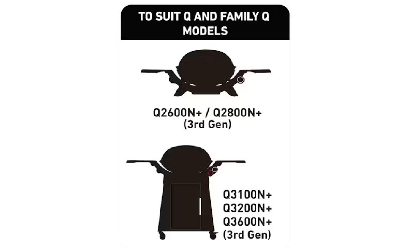 Weber Q&trade;+ and Family Q&reg;+ Smoker Box and Trivet Set 1500336