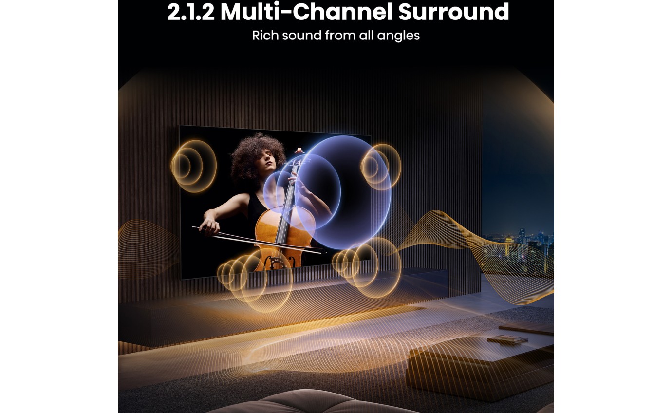 Hisense 55 inch U7S ULED Mini LED 165Hz 4K Smart TV 55U7SAU