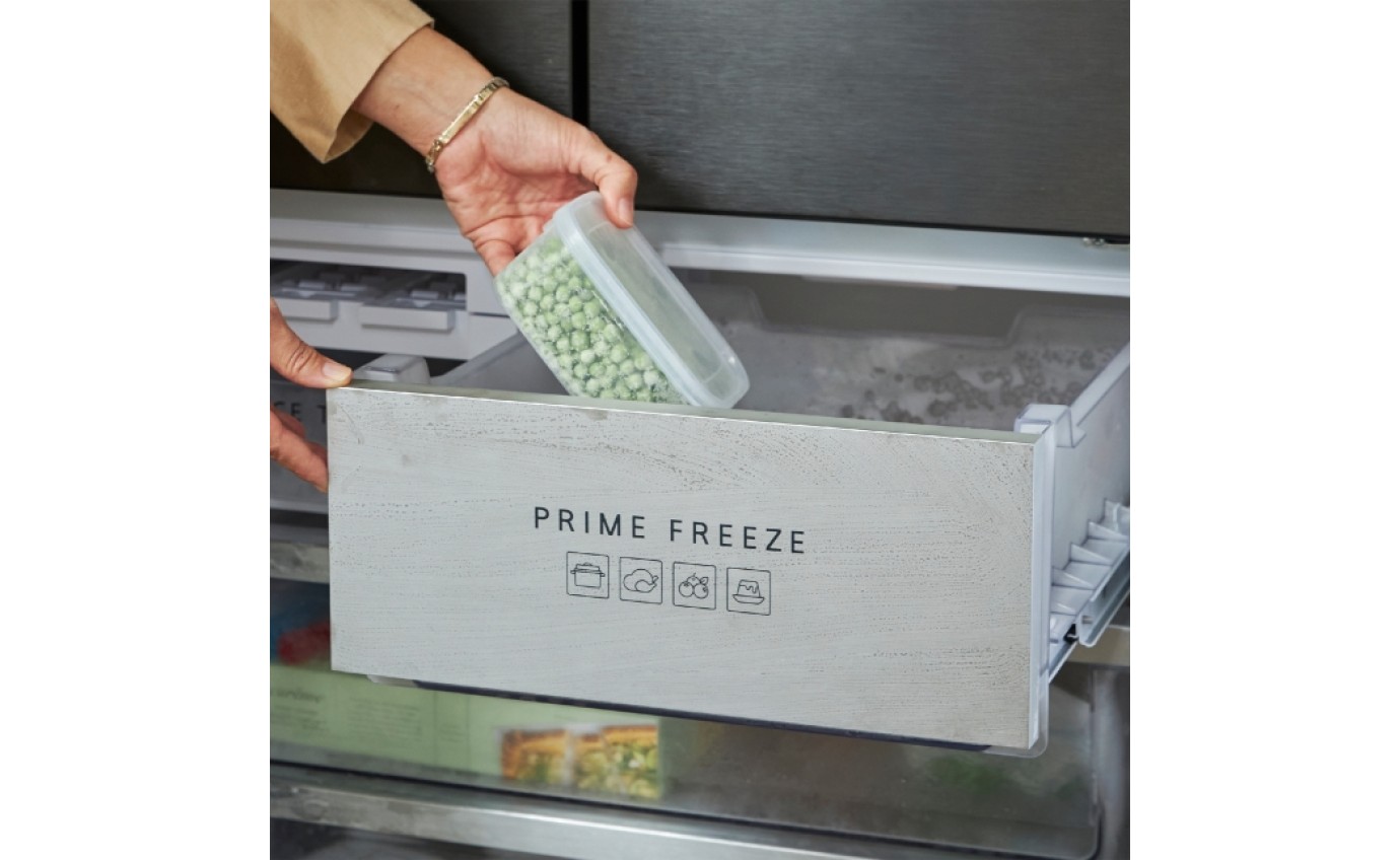 Panasonic 618L PRIME+ French Door Fridge (Matt Silver Hairlines Steel) NRXY680LVSA
