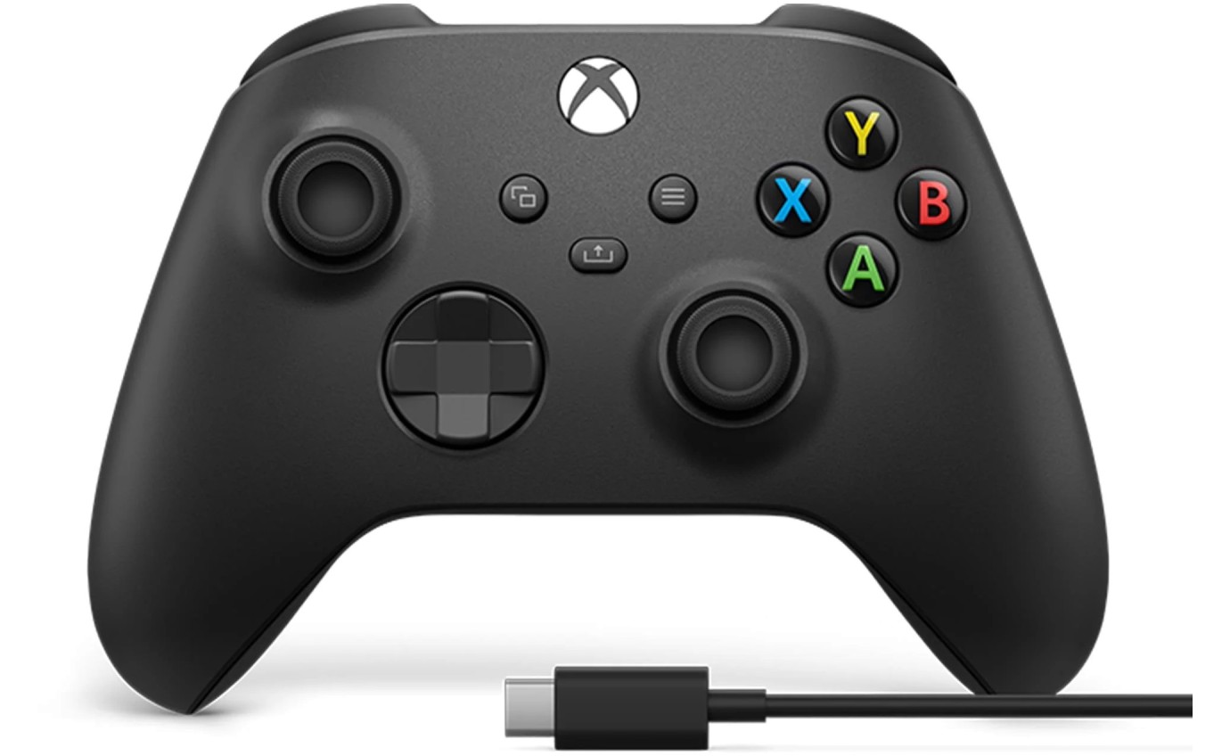 Xbox Wireless Controller + USB-C&reg; Cable (Black) EP229945